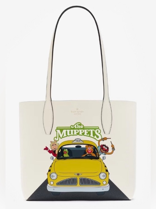 kate spade Handbags - ♠️ Kate Spade New York X Disney Muppets Tote, Parchment NWT READ